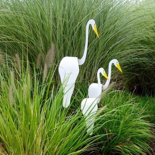 DecoraBird™ Flamingo und Vogel Dekoration für Garten und Hinterhof