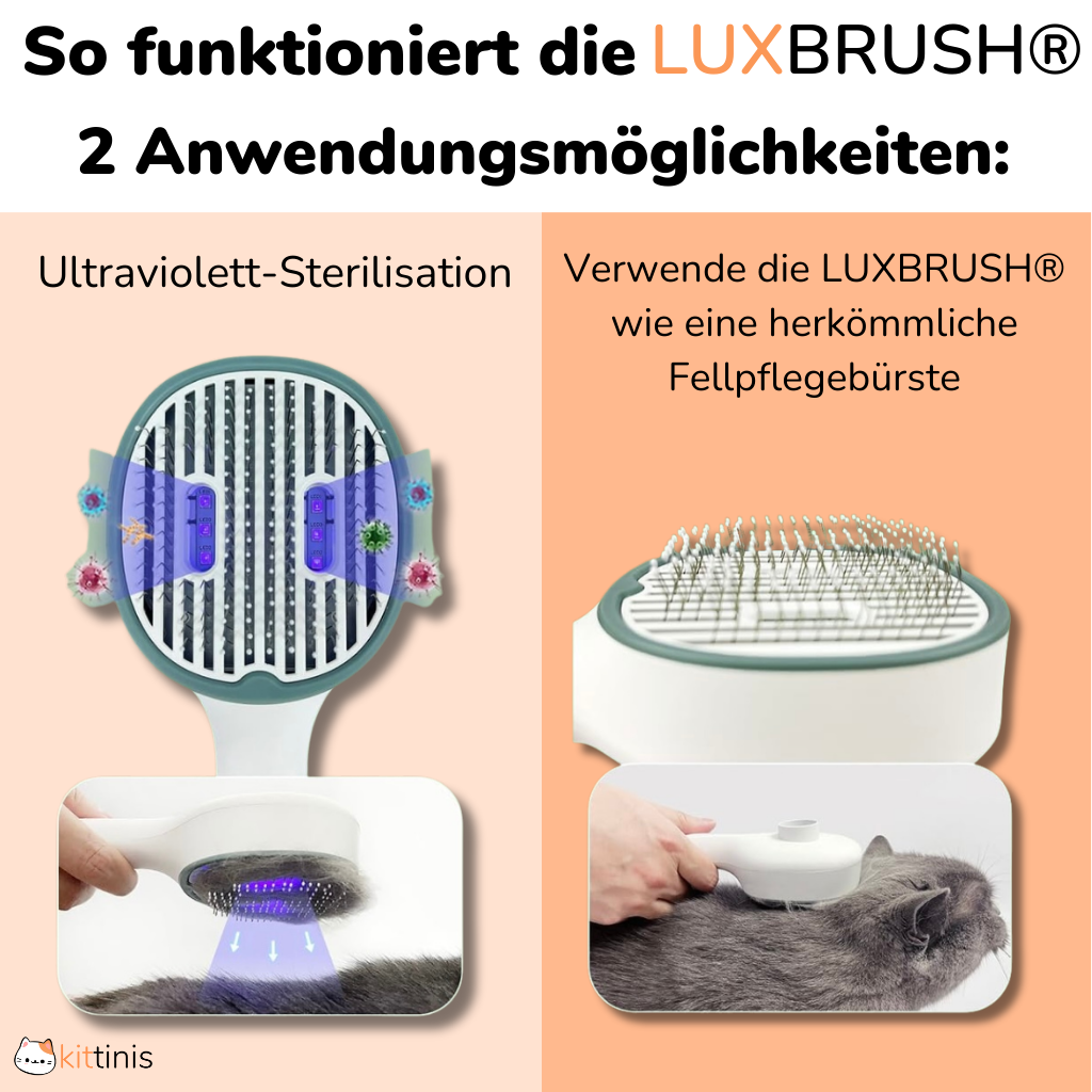 KITTINIS - LUXBRUSH® (UV-Zeckenbürste) | 50% RABATT!