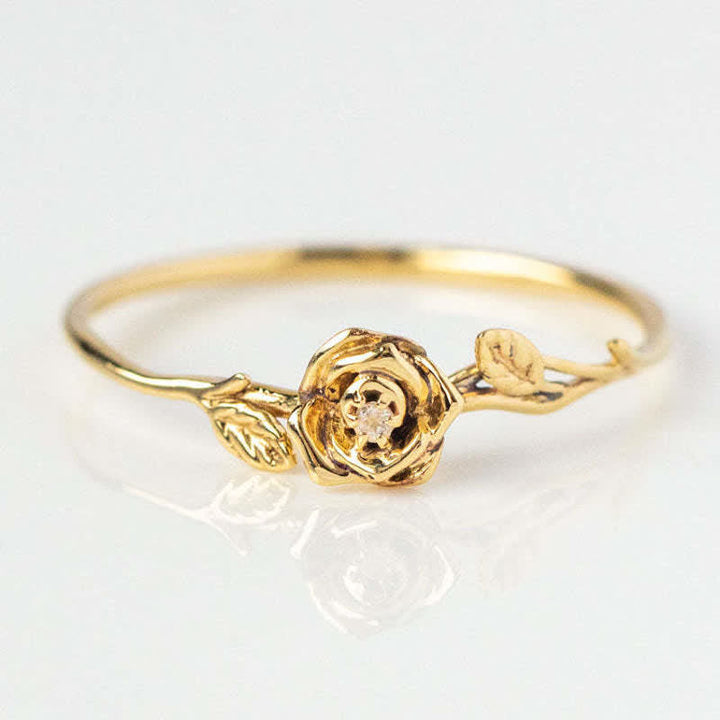 Passions Dainty Statement Geburtsblume Goldring