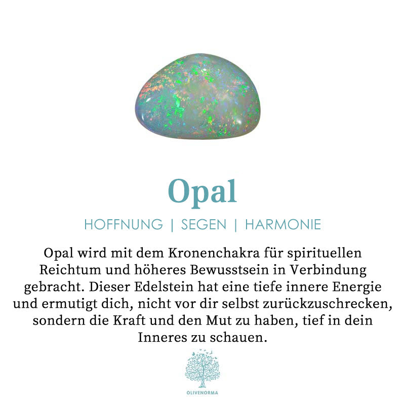 Passions Saphir mit Opal 3-teiliges Ringset