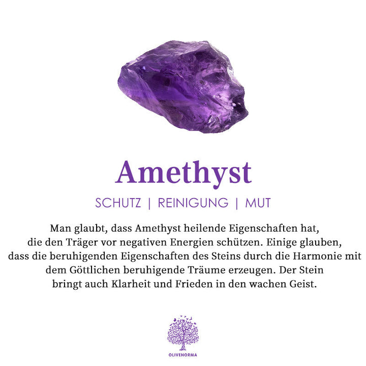 Passions Amethyst Zuckerwürfel Wellen Design Ring