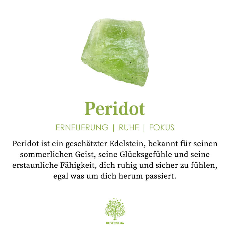 Passions "Die Morgensonne" - Natürlicher Peridot mit Zirkonring