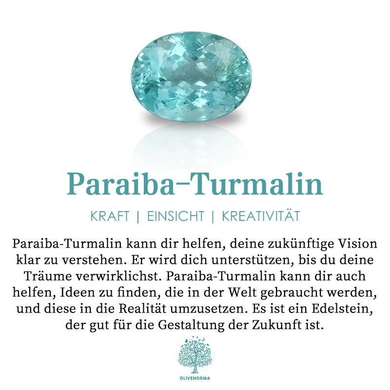 Passions großer quadratischer Paraiba-Turmalin verstellbarer Ring