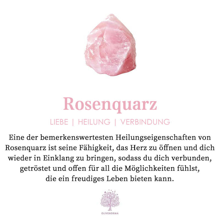 Passions Rosenquarz Großer Rechteckiger Cocktailring