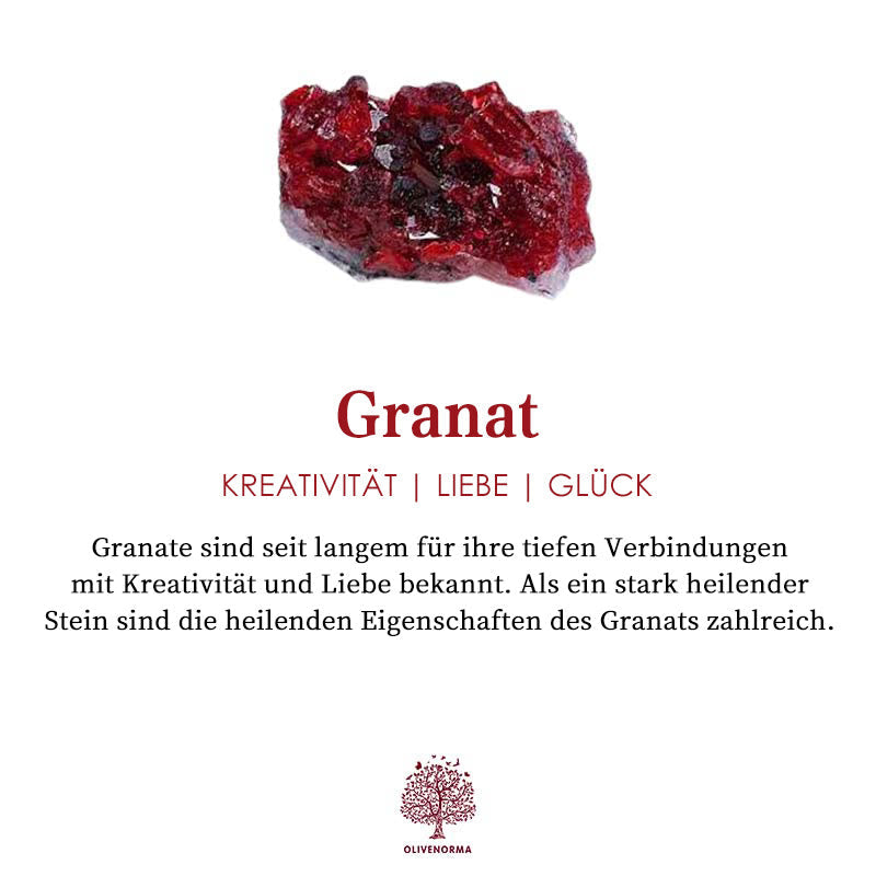 Passions"Venus Rose" - Granat mit Moissanit-Rosenring