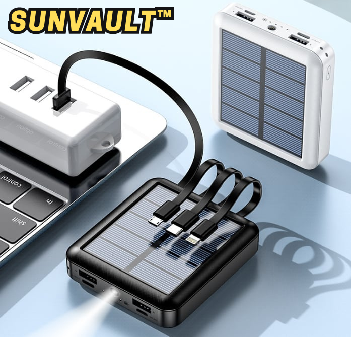 SunVault™ | Solarstrom-Ladegerät