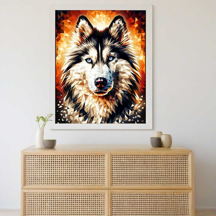 2+1 gratis! |  Diamond Painting - Huskyportait