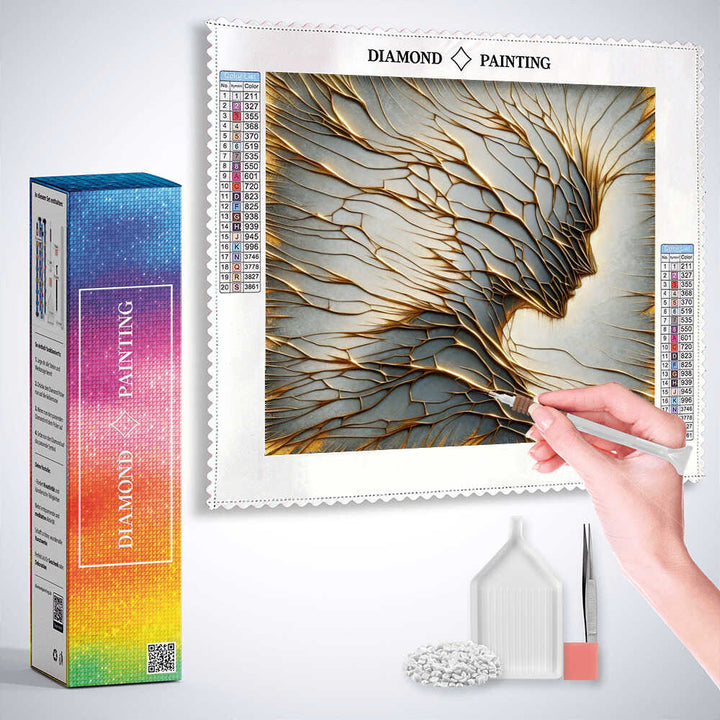 2+1 gratis! |  Diamond Painting - Geflüsterte Eleganz