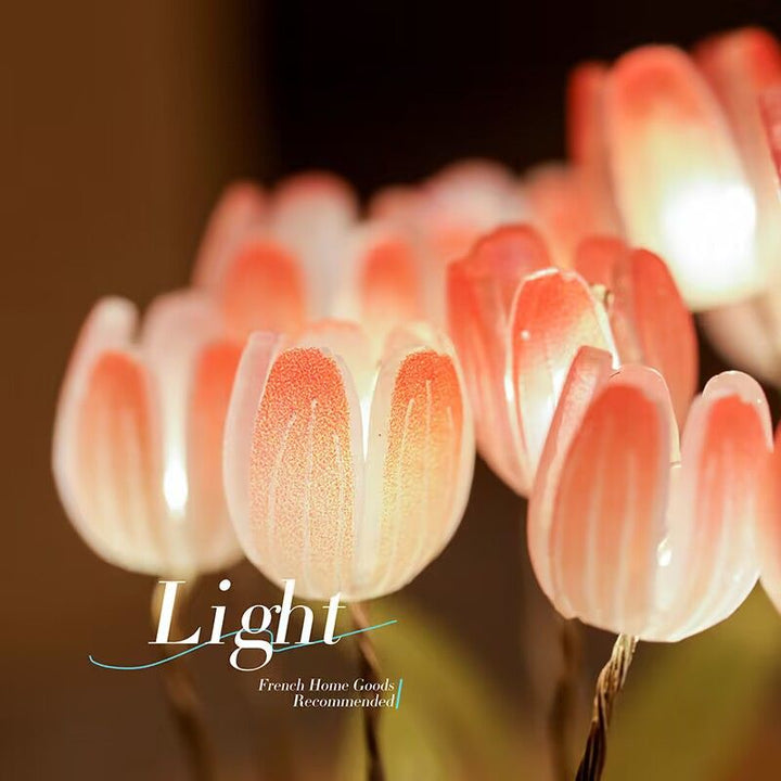 Tulip Night Light™ - Handgemachte Tulpe Nachtlicht Kit Perfekt für valentines Geschenk mit Geschenk-Box