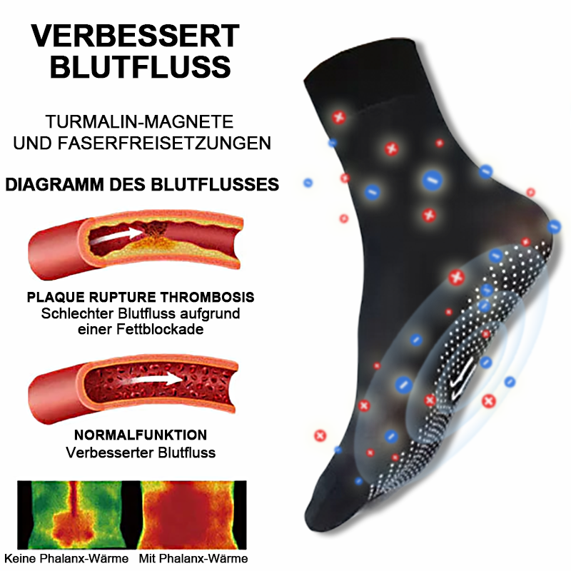 TourmaFit - Ionic Körperformende Stretch-Socken | 1+1 GRATIS