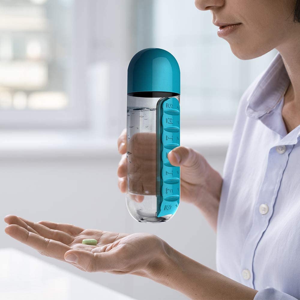 MedBottle™ - Pillen Box Wasserflasche (1+1 GRATIS)