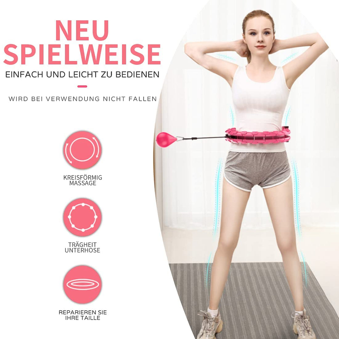 Hula Fit™ - Gewichteter Smart Hula Hoop Reifen