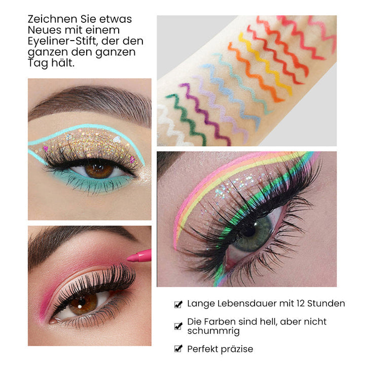 20 Stück Farbiges Eyeliner-Stift-Set | 50% RABATT