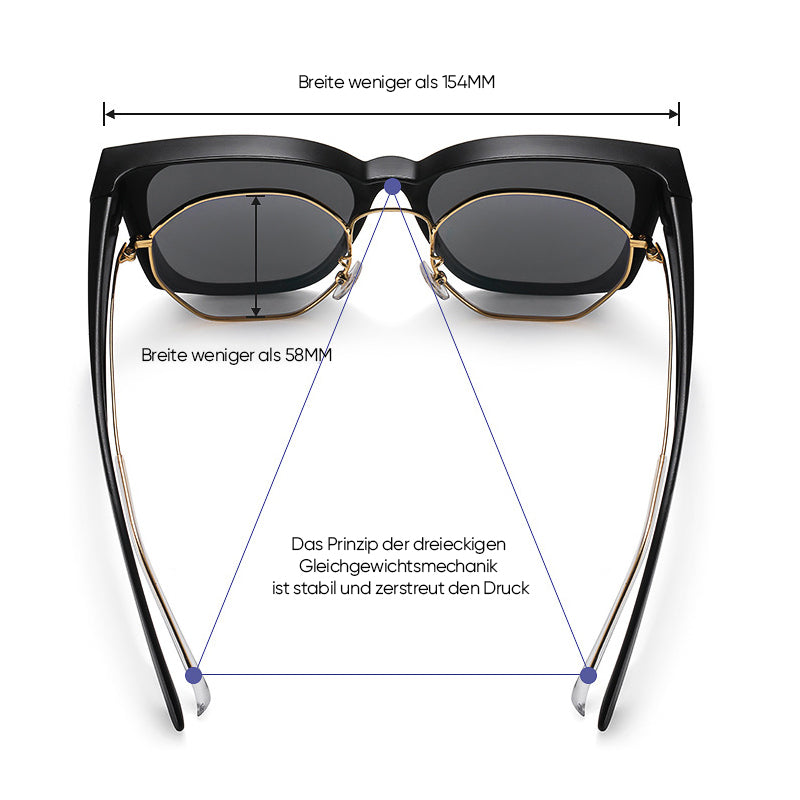 Sommer-Sonnenschutz-Sonnenbrille