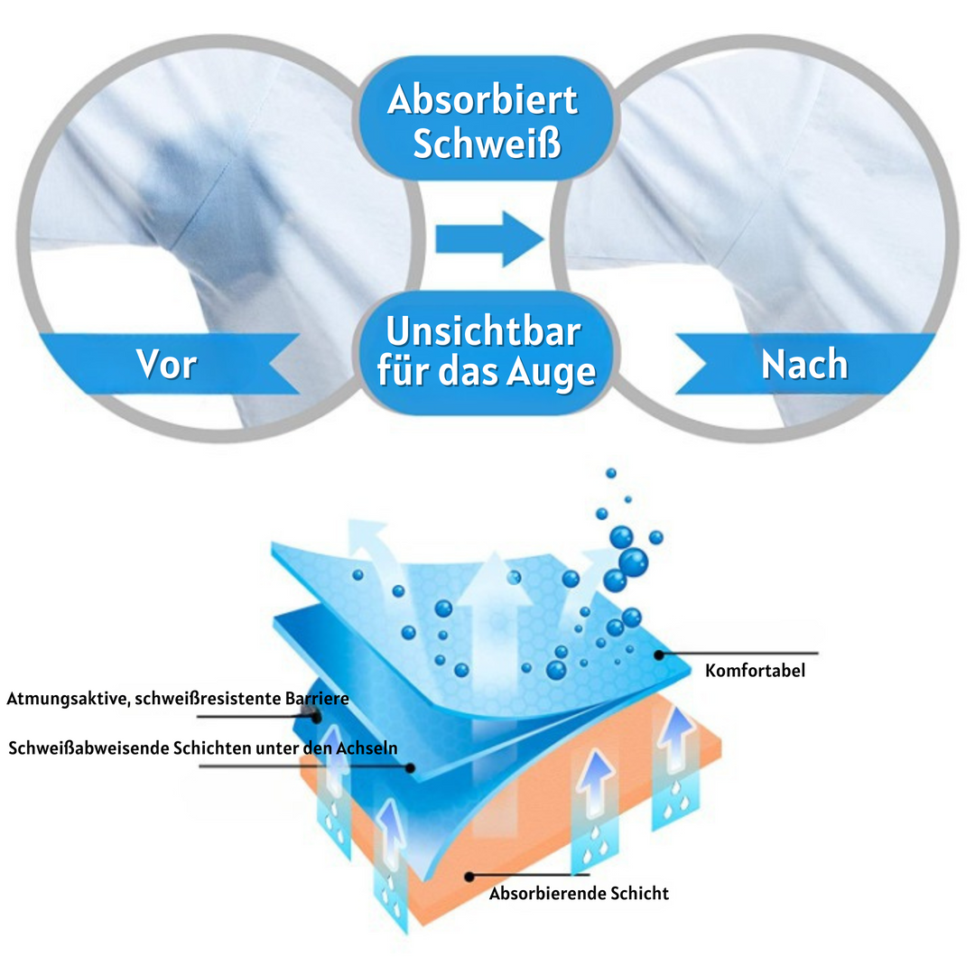 ArmPad™️ I Einweg-Schweißpads für die Achselhöhlen