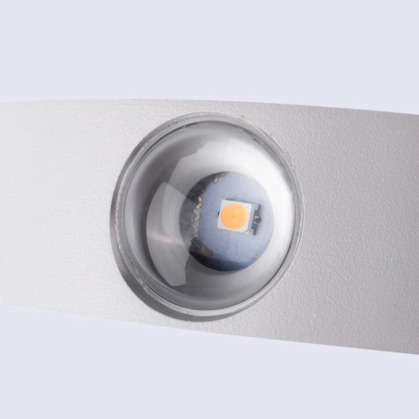 Moderne Schlichtheit Wasserdichte Aluminium Wellen LED Wandleuchte Lampe Für Außen