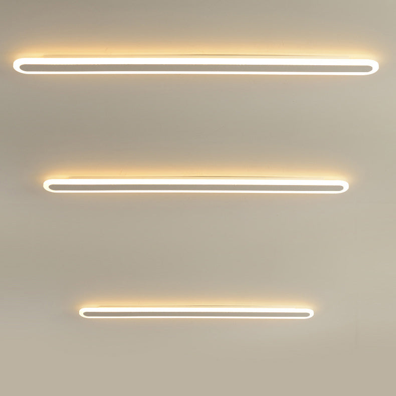 Moderner minimalistischer rechteckiger langer Eisen-Acryl-LED-Wand-Wandleuchte für das Wohnzimmer