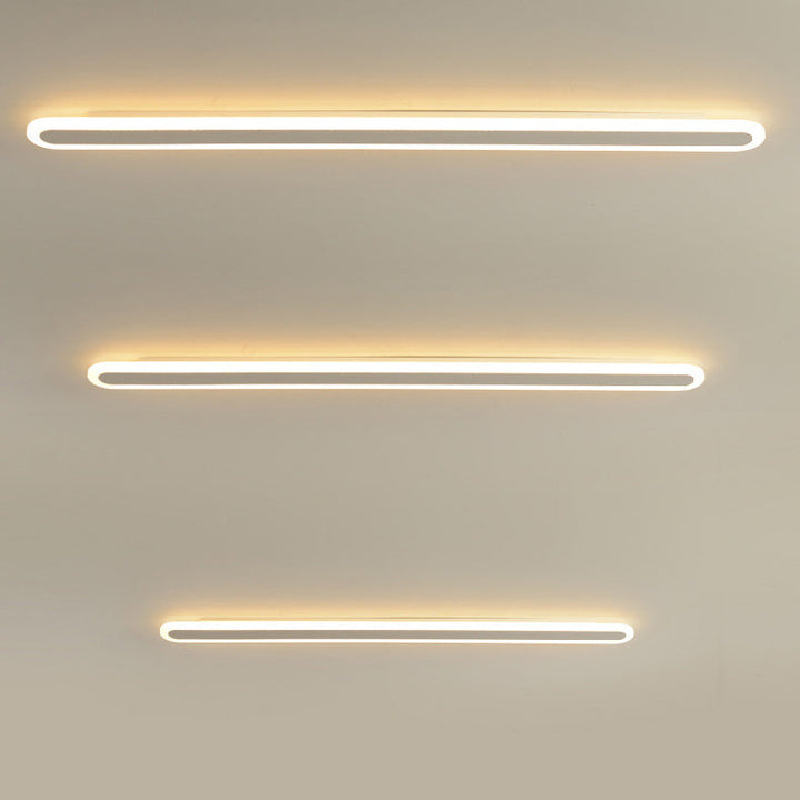 Moderner minimalistischer rechteckiger langer Eisen-Acryl-LED-Wand-Wandleuchte für das Wohnzimmer