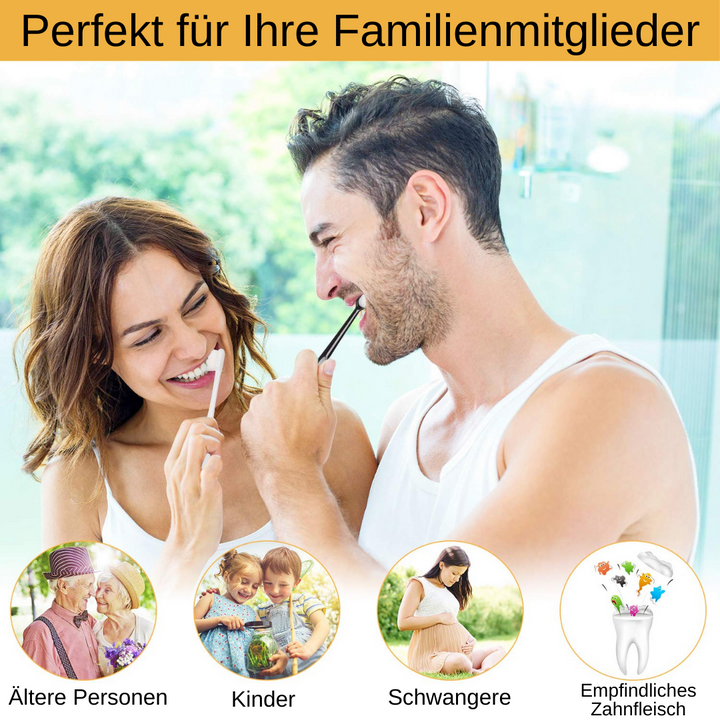 CleanBrite™ - Premium Nano-Zahnbürste (Satz von 4 Stück)