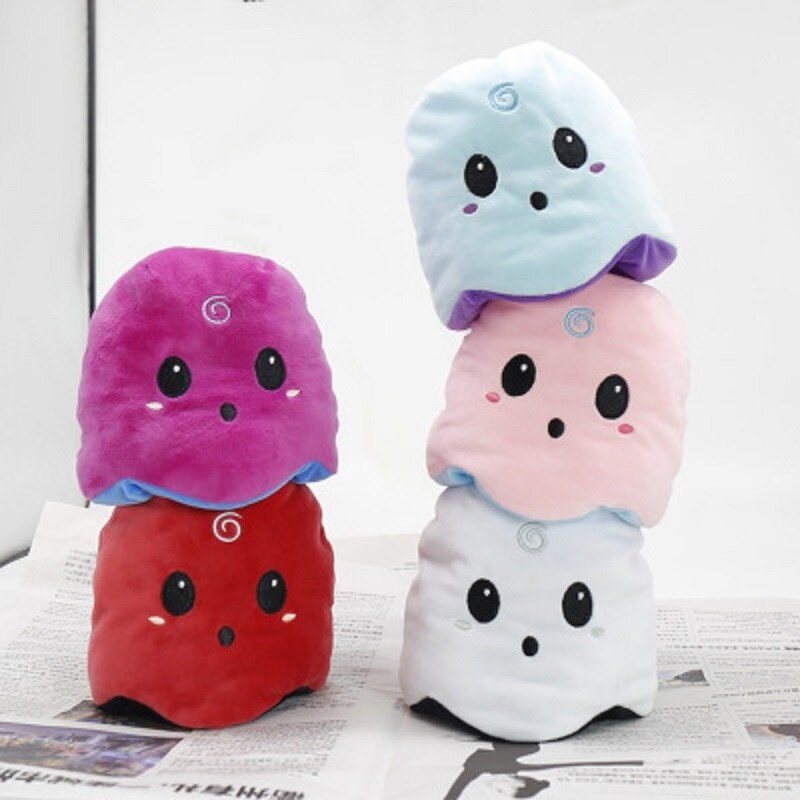 Süßes Wende-Geister-Plüschspielzeug Squishy Kawaii Kuscheltiere