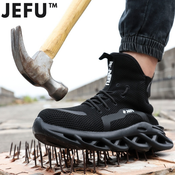 JEFU™ - Herren Stahlkappen-Arbeitsschuhe