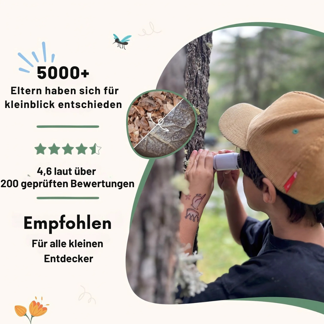 Kleinblick™ - Tragbares Mini-Mikroskop | 50% RABATT!