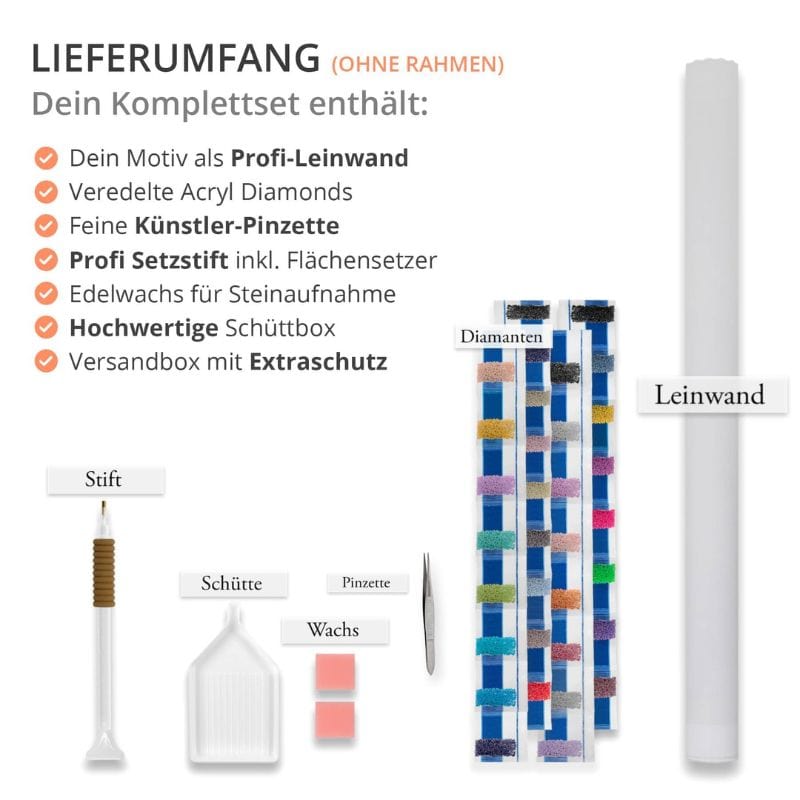 2+1 gratis! |  Diamond Painting - Lebensbaum, Bunt