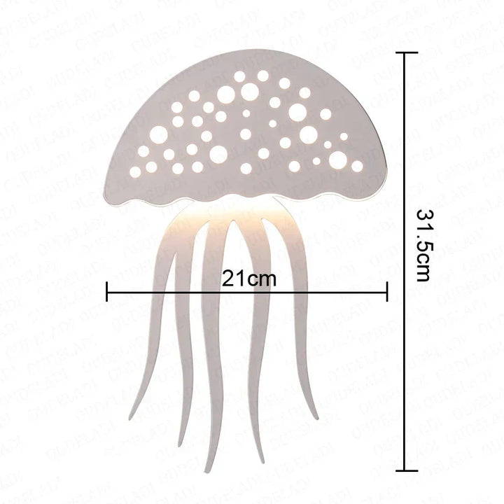 Wandleuchte Kwal | Magisches Ozean-Design | Stimmungsvolles - JellyGlow