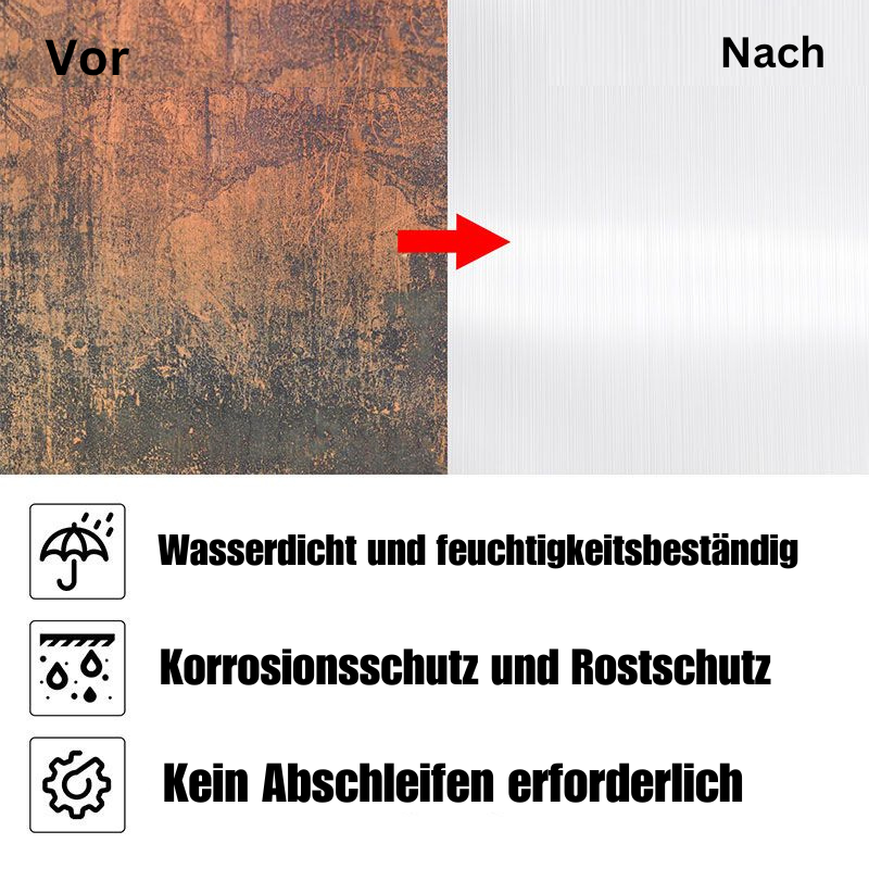 RostStop™ | Multifunktionales Entrostungs- und Umwandlungsmittel | 1+1 Frei