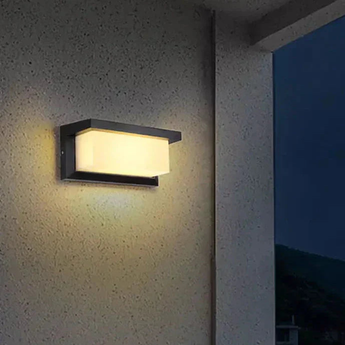 Europäische Moderne Wandlampe - Wasserdichte LED-Wandlampe für Balkon, Terrasse & Garten