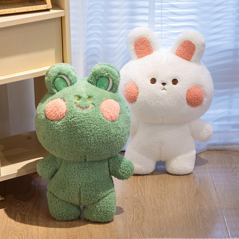 Zauberhafte Kuschelfreunde: Frosch & Hase Plüschis Squishy Kawaii Kuscheltiere