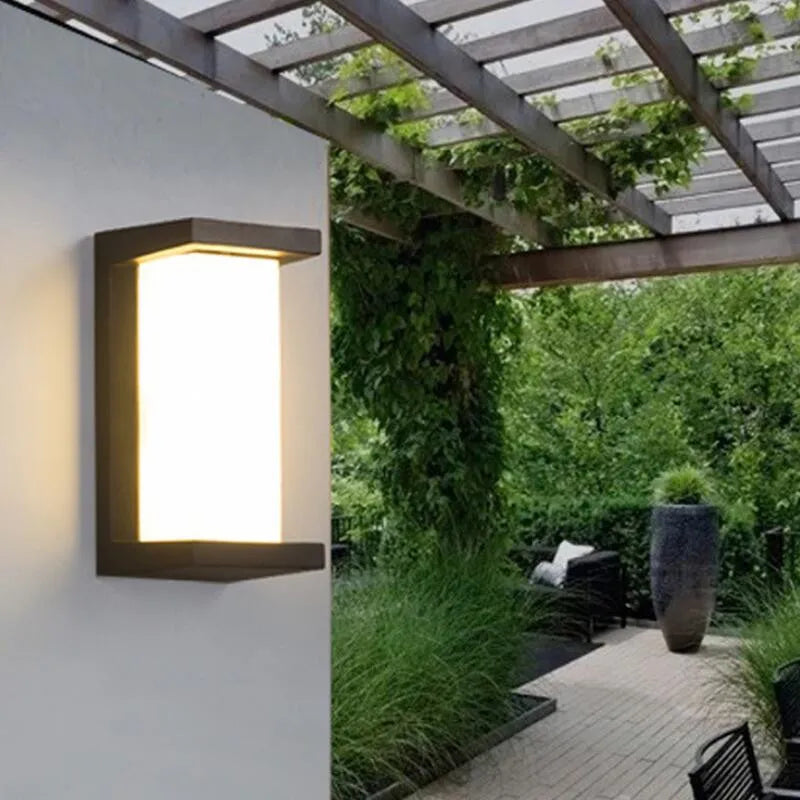 Europäische Moderne Wandlampe - Wasserdichte LED-Wandlampe für Balkon, Terrasse & Garten