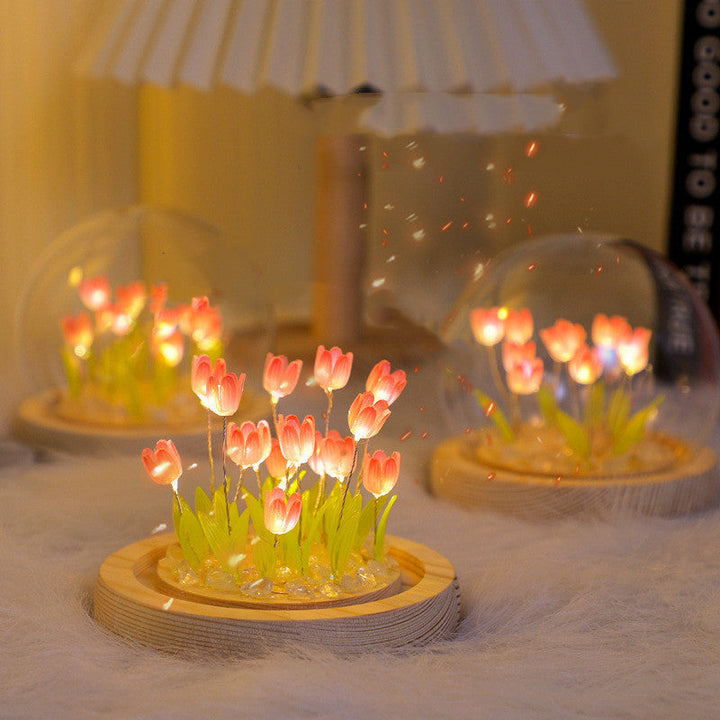 Tulip Night Light™ - Handgemachte Tulpe Nachtlicht Kit Perfekt für valentines Geschenk mit Geschenk-Box