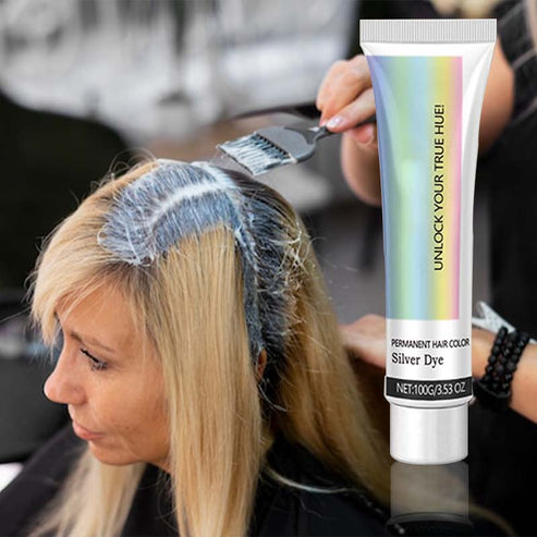 SilverLuxe 100G - Silver Essence Haarfärbemittel - Kühnes, natürliches Glänzen | 1+1 GRATIS