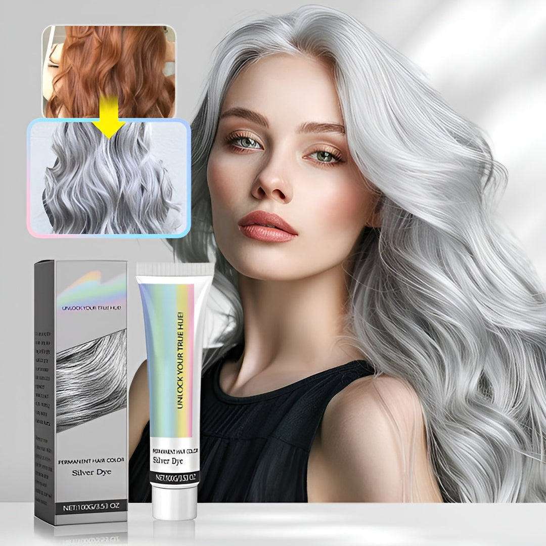 SilverLuxe 100G - Silver Essence Haarfärbemittel - Kühnes, natürliches Glänzen | 1+1 GRATIS