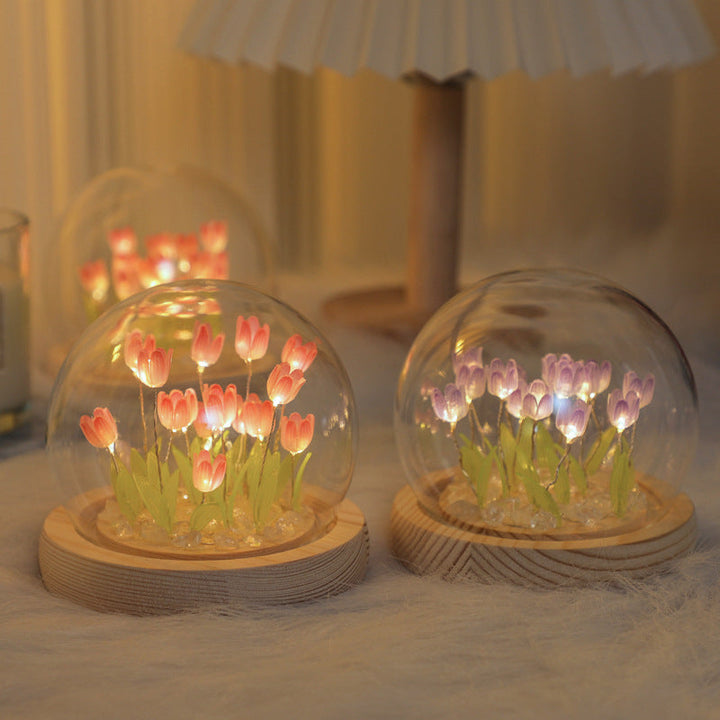 Tulip Night Light™ - Handgemachte Tulpe Nachtlicht Kit Perfekt für valentines Geschenk mit Geschenk-Box