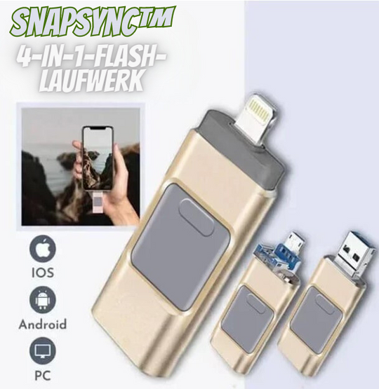 SnapSync™ | 4-in-1-Flash-Laufwerk