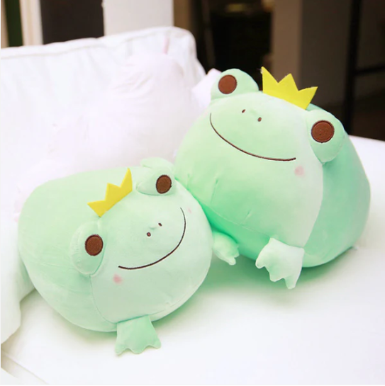 Kawaii kronprinz frosch weicher plüschkumpel Squishy Kawaii Kuscheltiere