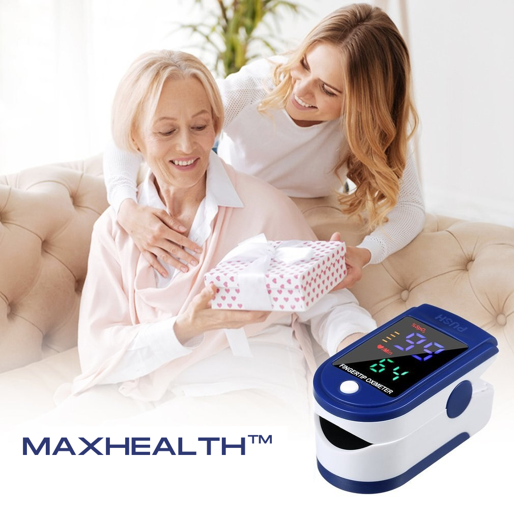 MaxHealth™ - Fingerspitzen-Pulsoximeter (1+1 GRATIS)