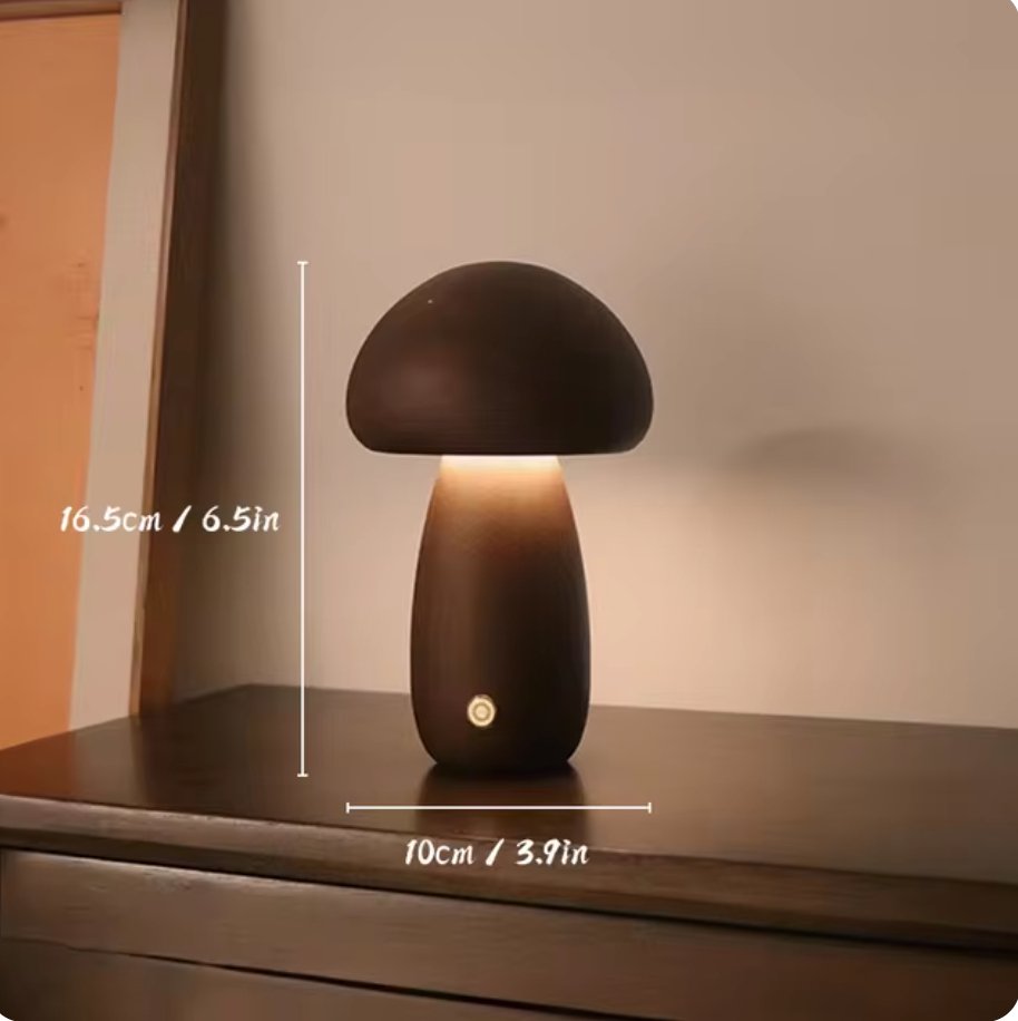 MushGlow™ | Wärme und Atmosphäre in einem schönen Holzdesign.