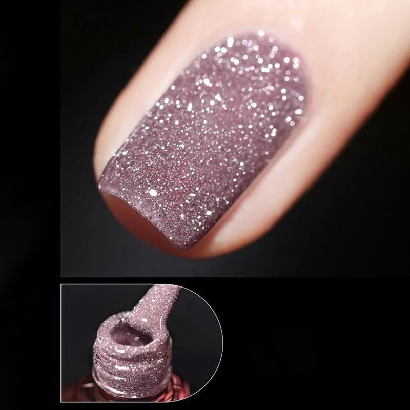 🔥Glitter-Nagellack mit hoher Dichte🌿 Sanfte Formel