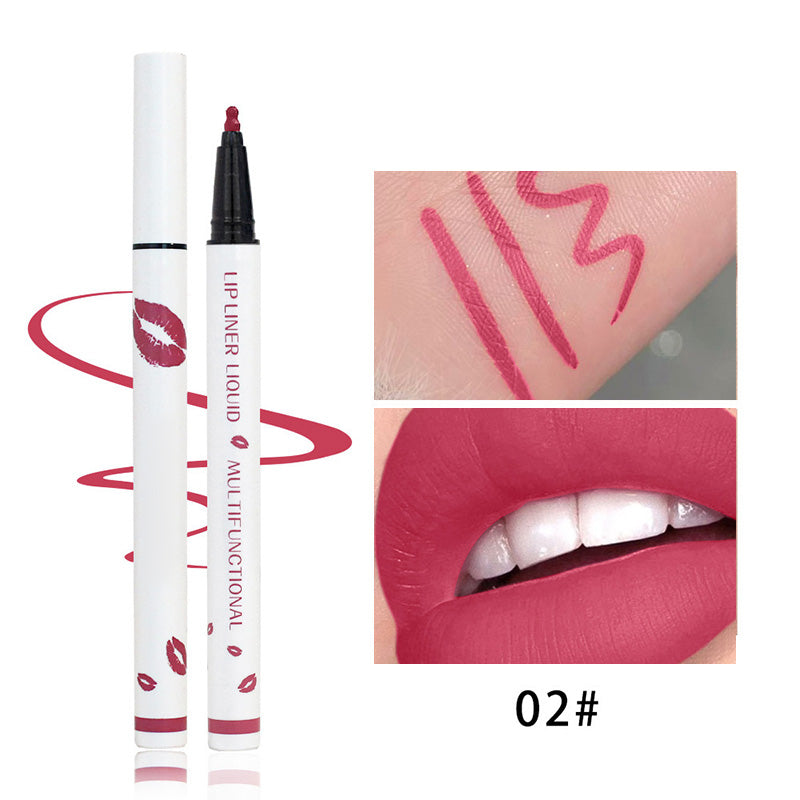 Wasserfester, langanhaltender, matter Lipliner