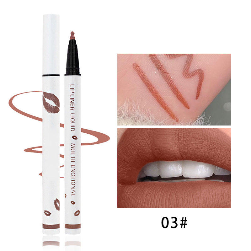 Wasserfester, langanhaltender, matter Lipliner