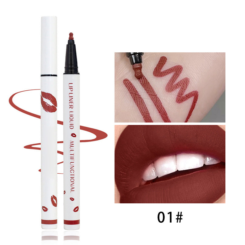 Wasserfester, langanhaltender, matter Lipliner