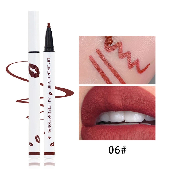 Wasserfester, langanhaltender, matter Lipliner