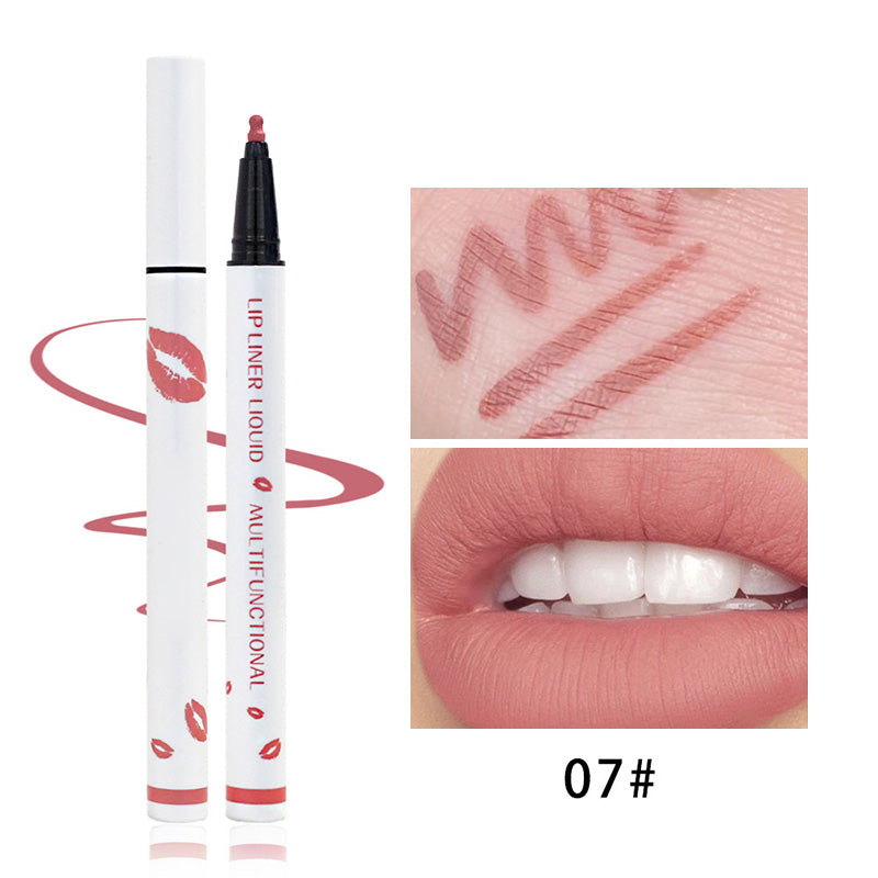 Wasserfester, langanhaltender, matter Lipliner