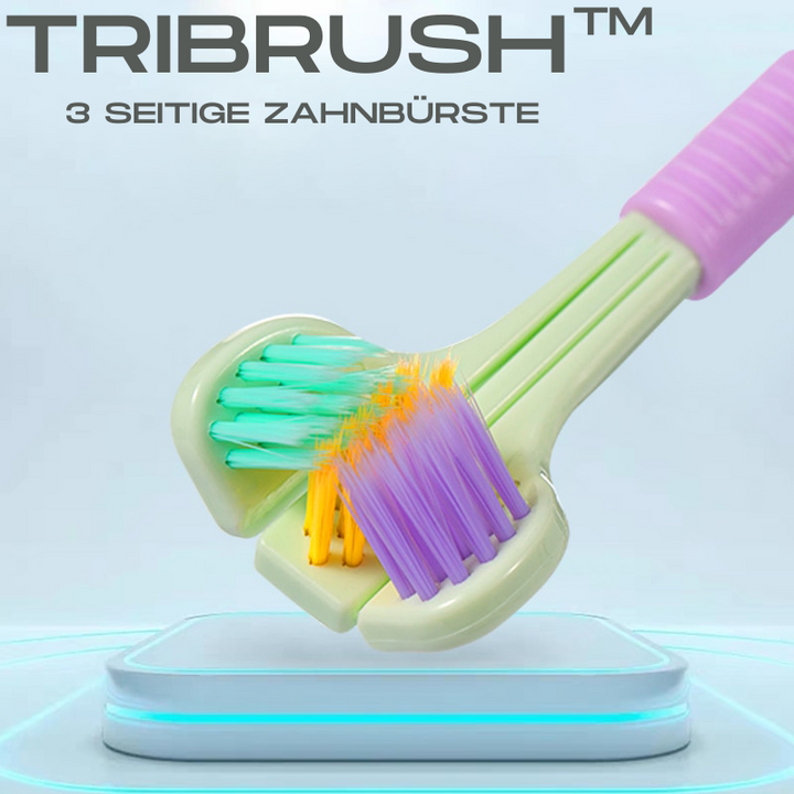 TriBrush™ - 3 Seitige Zahnbürste (1+1 GRATIS)