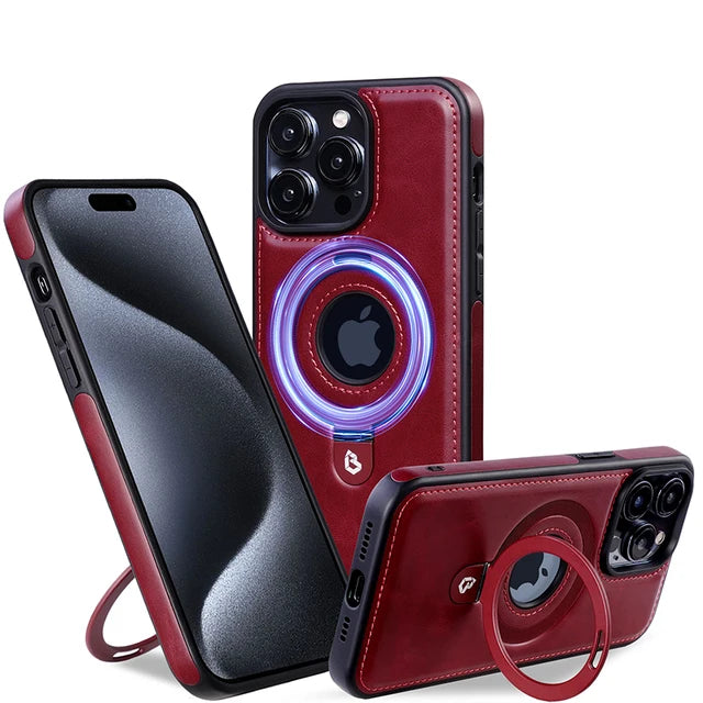 InvisiCase™ | leder unsichtbar Magic stand iphone etui | 50% RABATT!