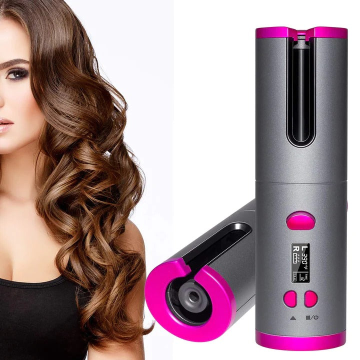 PerfectCurls Deluxe™ - Automatischer Lockenstab, kabellos und schnell aufladbar